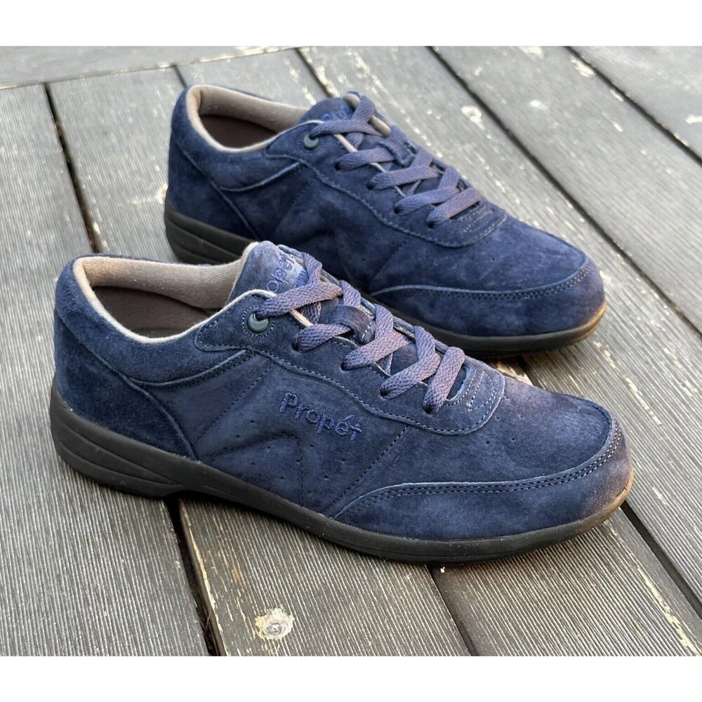 Propet Walker W3841 Washable Athletic Shoes Women's 7 M Navy Blue Slip Resistant